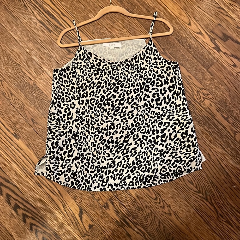 Loft leopard camisole